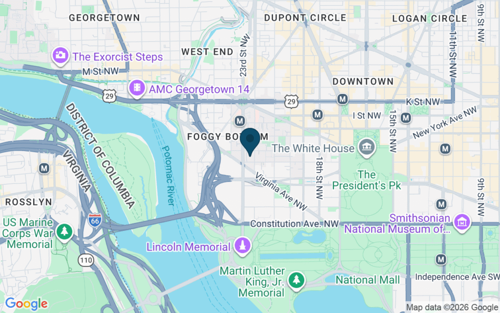 Map of Charles E. Smith Center
