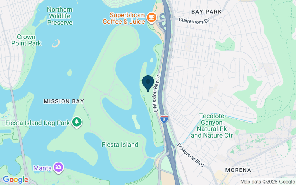 Map of Mission Bay Resort